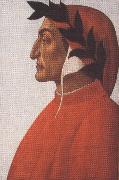 Sandro Botticelli Portrait of Dante Alighieri (mk36) oil painting artist